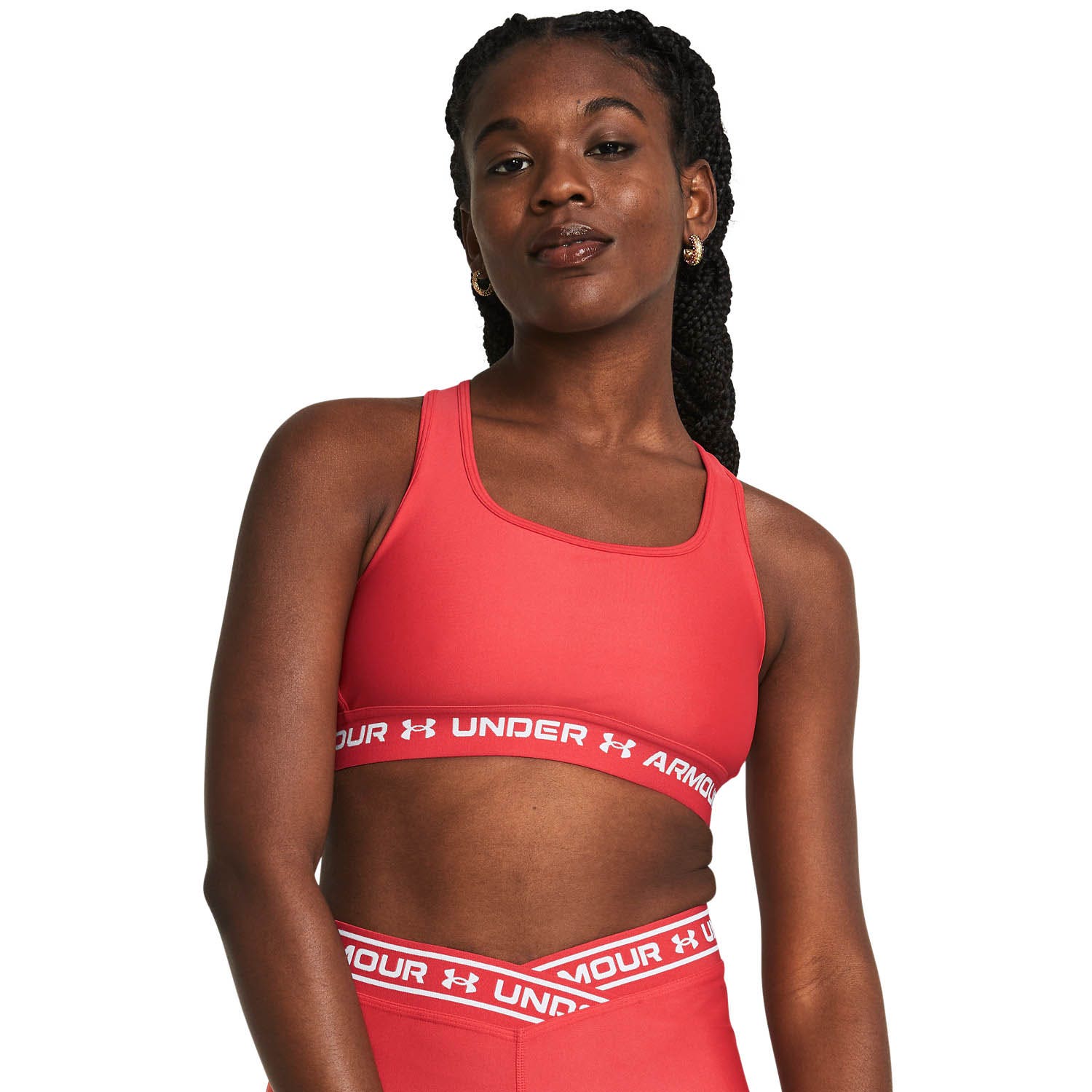 Under Armour  Mid Crossback Sports Bra