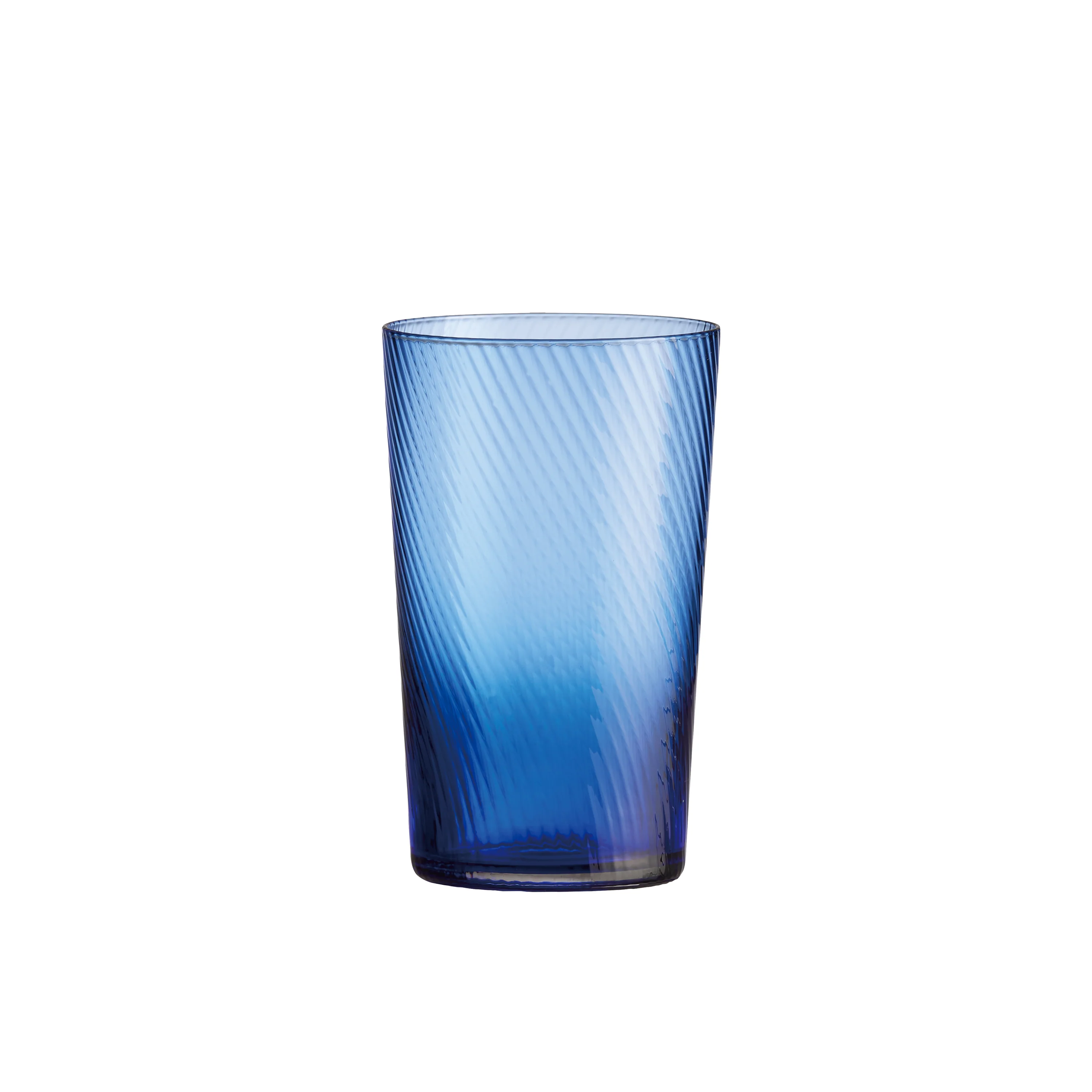 RAW  Unique Swirl High Ball glas, mørkeblå - 45 cl.