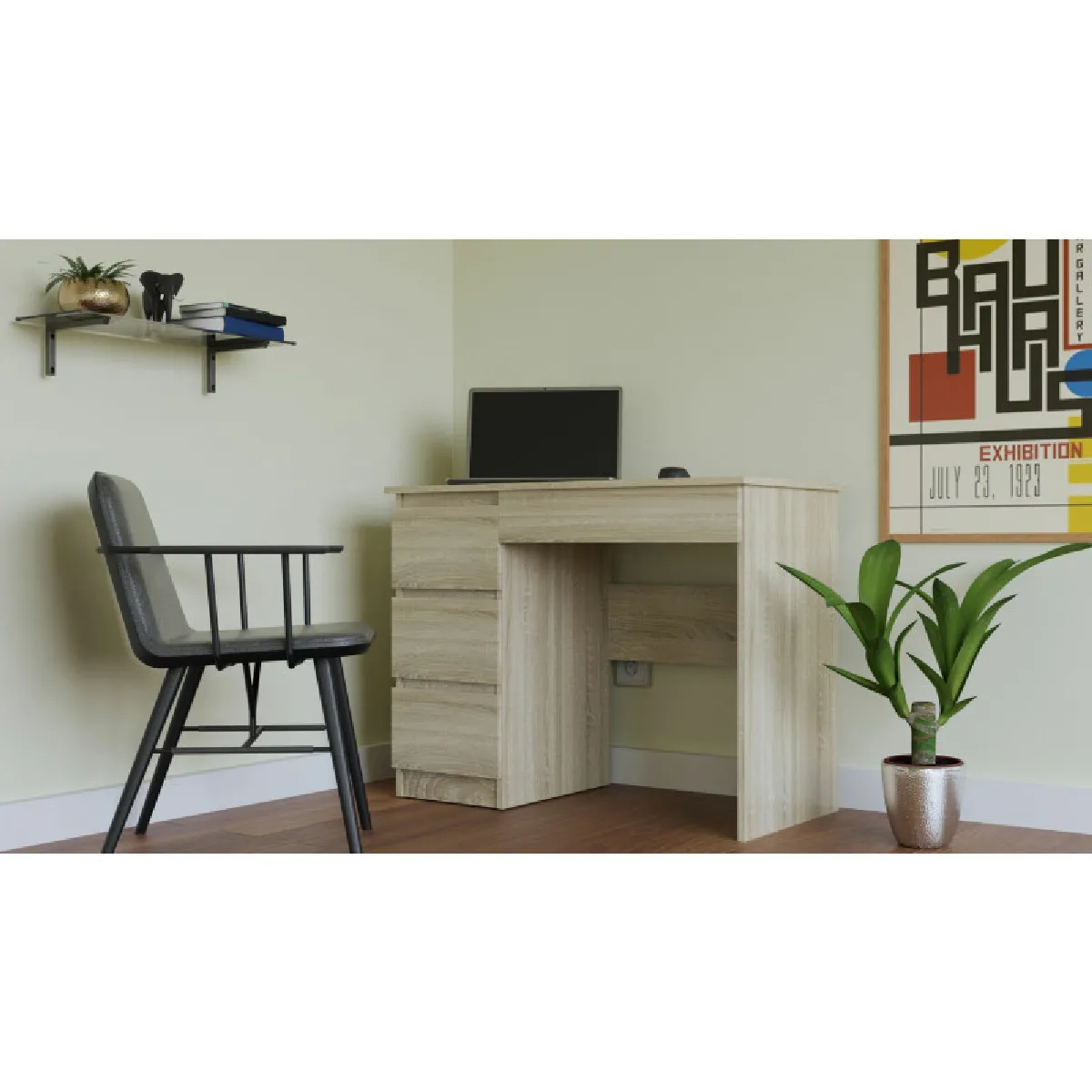 Vivaldi Bureau Majos - Chêne Sonoma