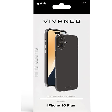 Vivanco iPhone 16 Plus cover – transparent