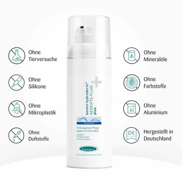 Benevi Hydroderm Gesichts Fluid plus, 50 ml