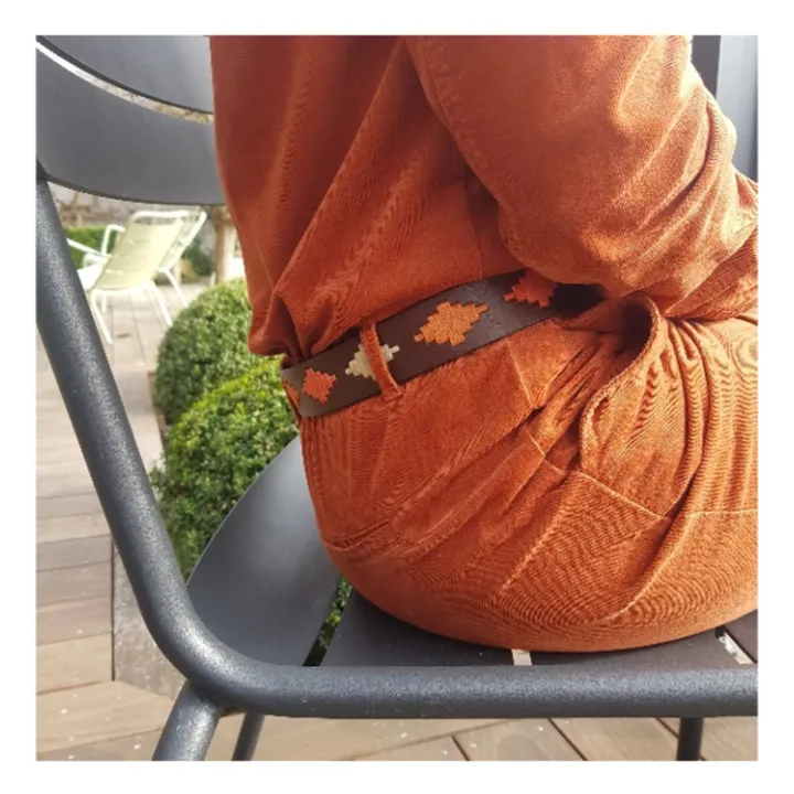 De Las Pampas Ceinture Criollon | Marron