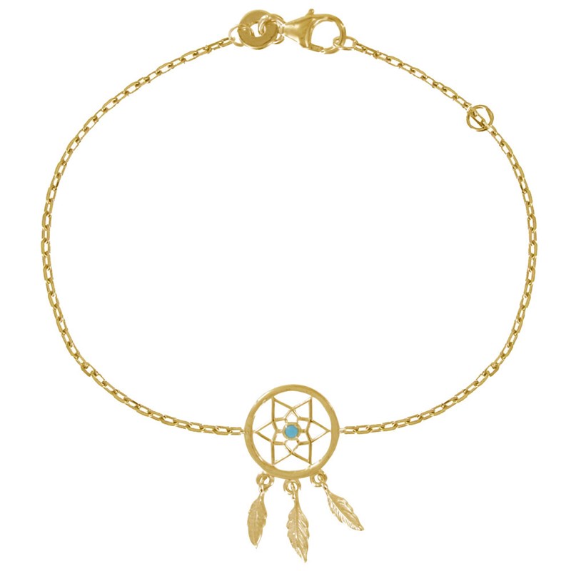 Bracelet Plaqué Or Attrape Rêve