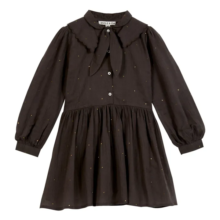 Emile et Ida Robe Mukesh | Gris anthracite