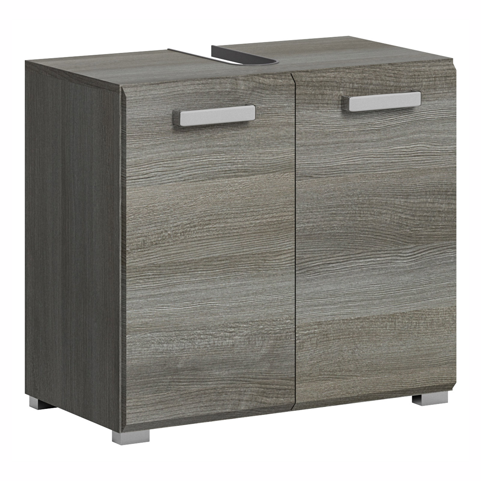 Waschbeckenunterschrank SILVER - Rauchsilber - 60 cm