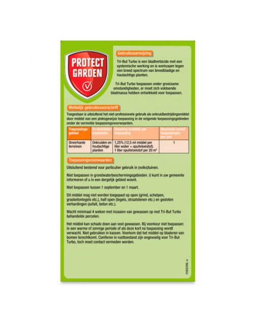 Protect Garden Tri-But Turbo Hardnekkig - Onkruidbestrijding - 100 ml