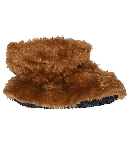 Melton Krabbelschuhe - Bear Flauschig - Apple Cinnamon