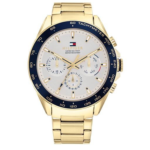 Tommy Hilfiger Owen 1791969 Herreur, Guld, 46 mm