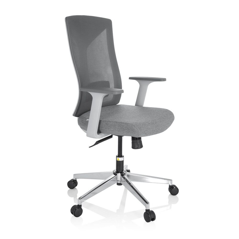 Profi Bürostuhl HALIFAX Stoff/Netzstoff mit Armlehnen hjh OFFICE