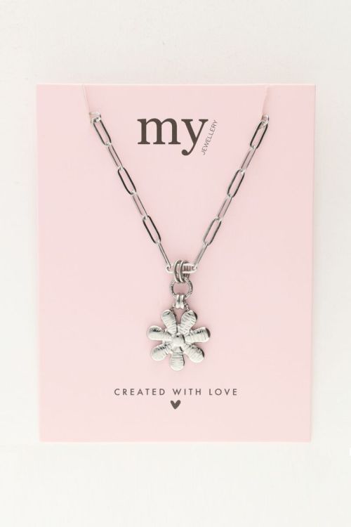 Schakelketting met grote bloem