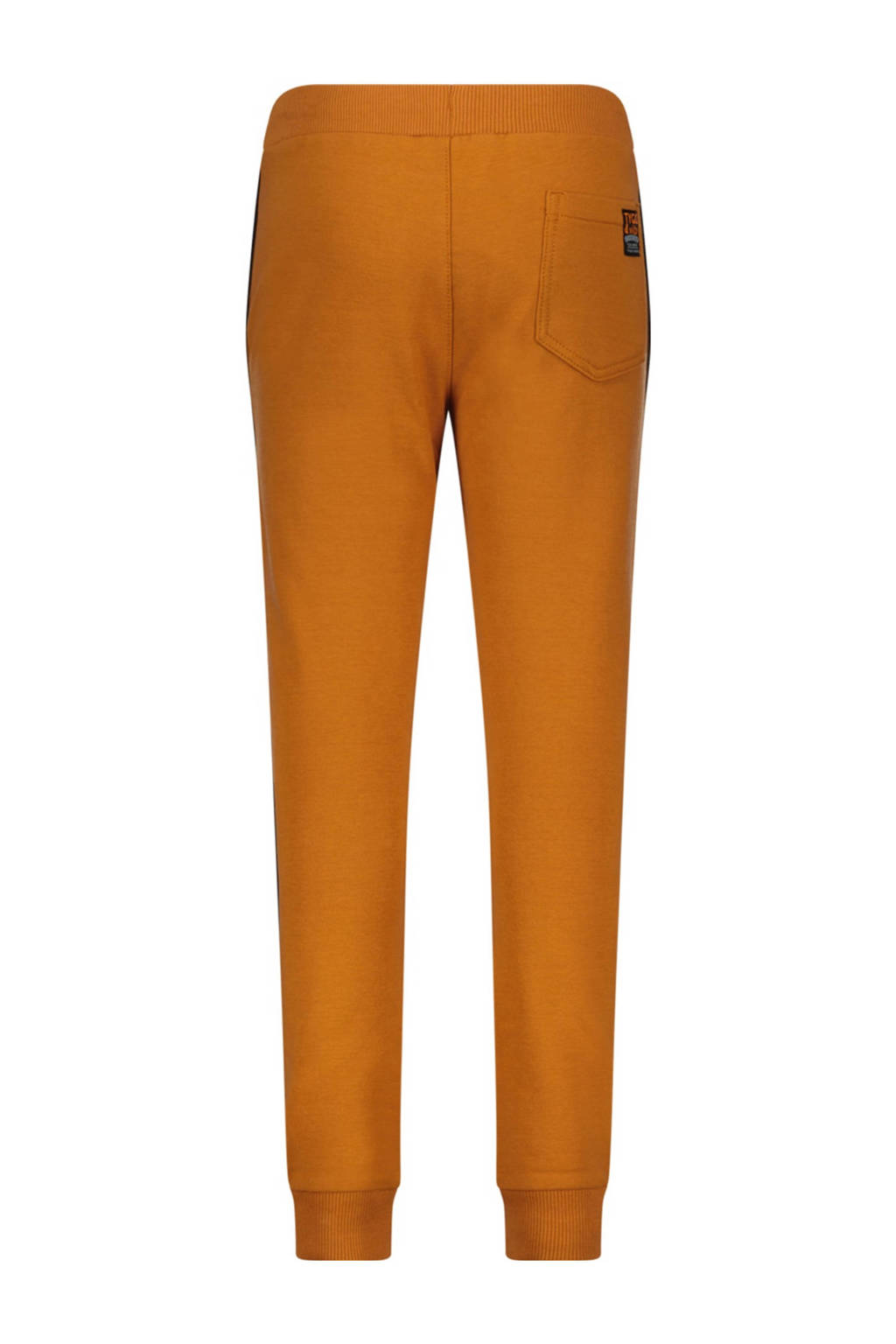 TYGO & vito slim fit joggingbroek Bas met zijstreep kleibruin