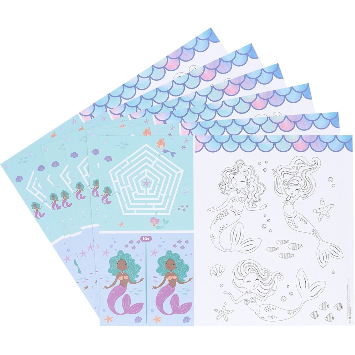 Zeemeermin Placemats 40cm 6st