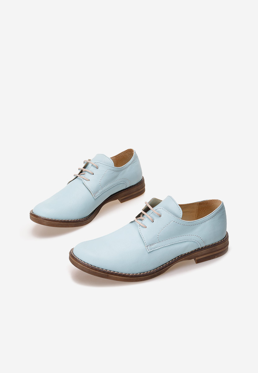 Chaussures derby en cuir bleus Otivera