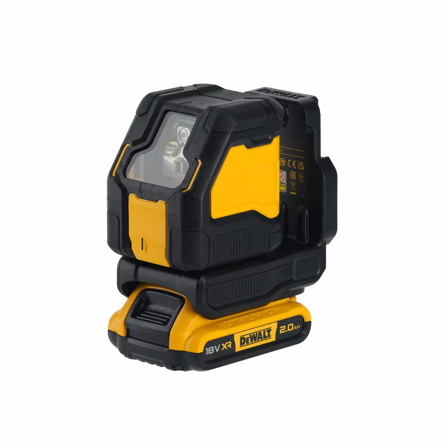 DeWALT DCLE34021D1 18V Kruislijnlaser set in koffer - Groen - 2x 55m - 2 lijnen - IP54