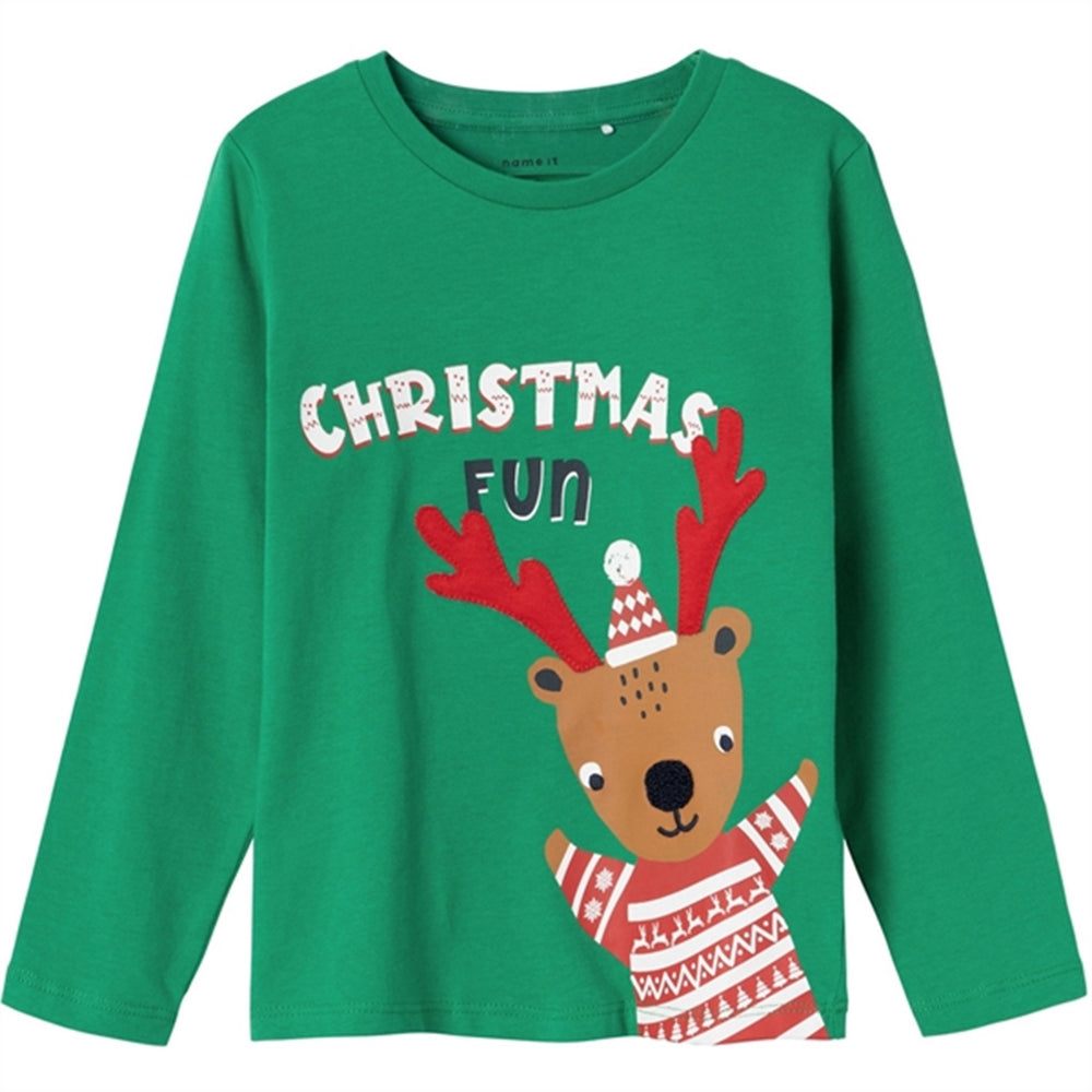 Jolly Green Rex Bluse - Name It → Luksusbaby.dk