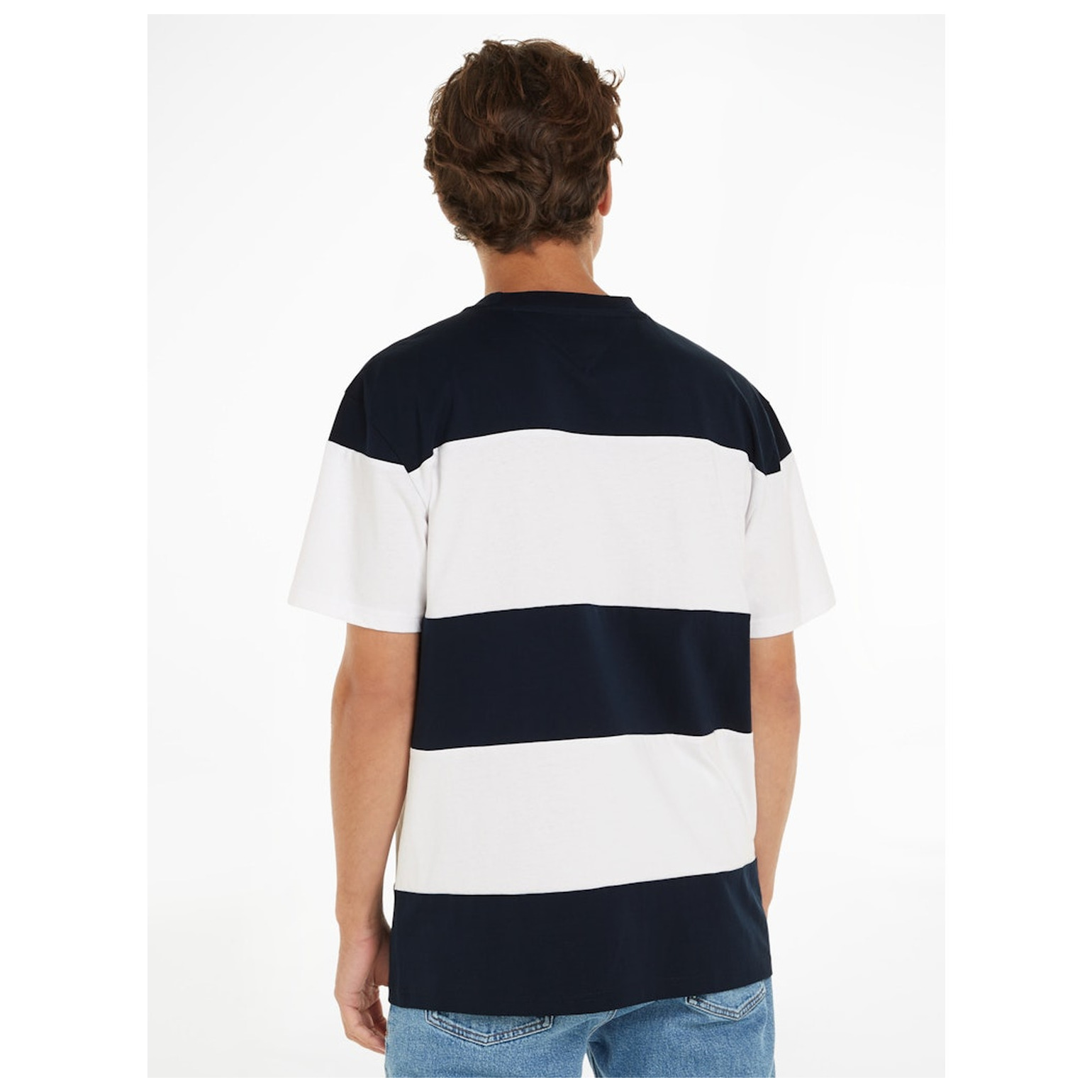 Tommy Jeans TJM REG T LETTER CUT & SEW TEE