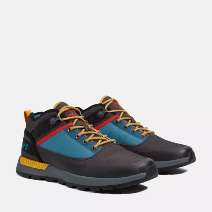 Calça de malha Field Trekker para homens, na cor cinza.
