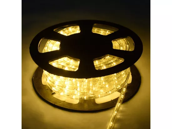 10m tube lumineux extérieur led guirlande lumineuse, avec 360 lampes et adapteur beige