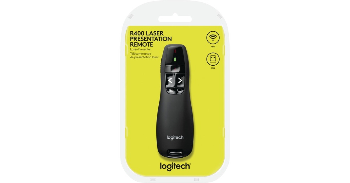 LogitechWL Presenter R400  (Zwart, Retail)
