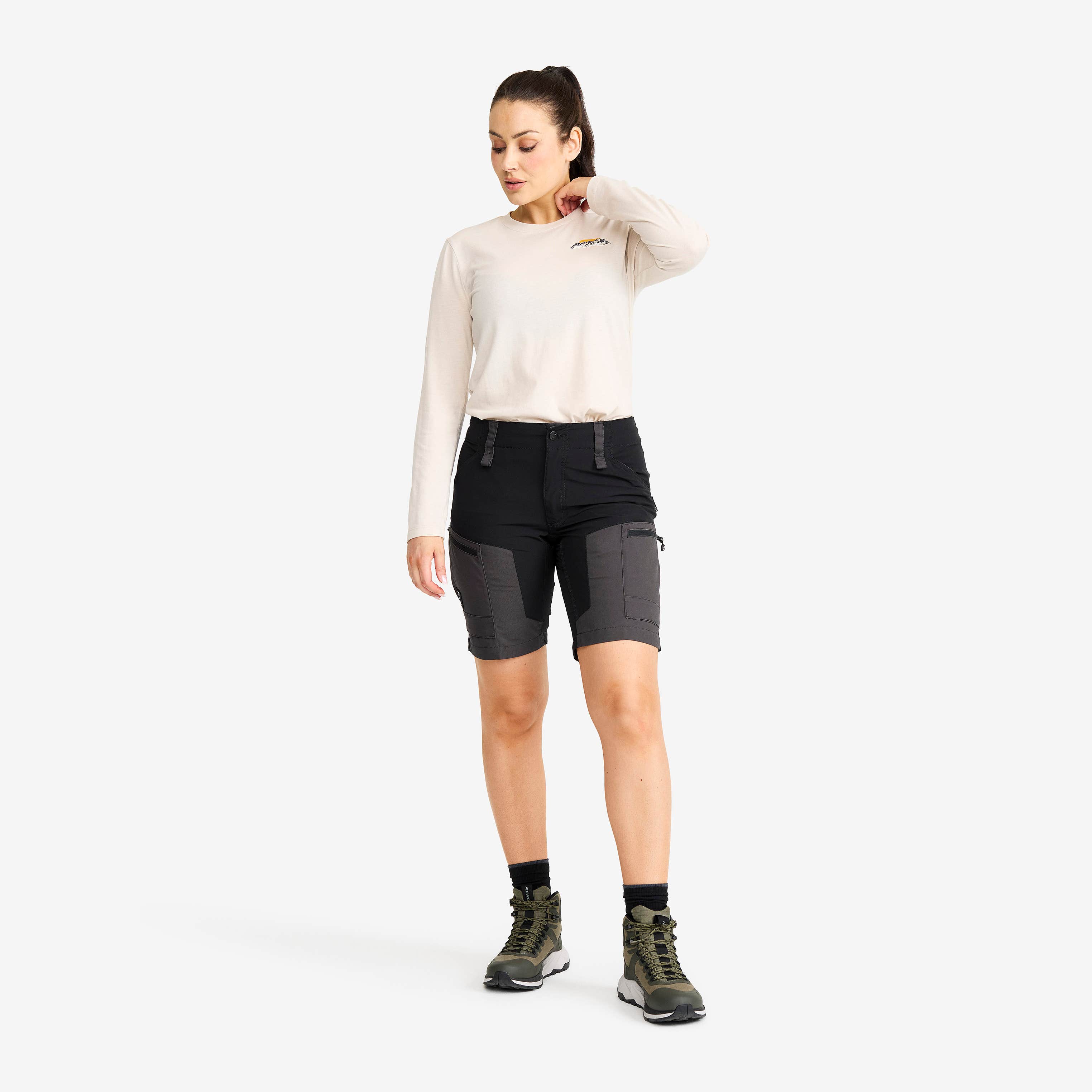 RVRC GP Shorts Dame Jetblack