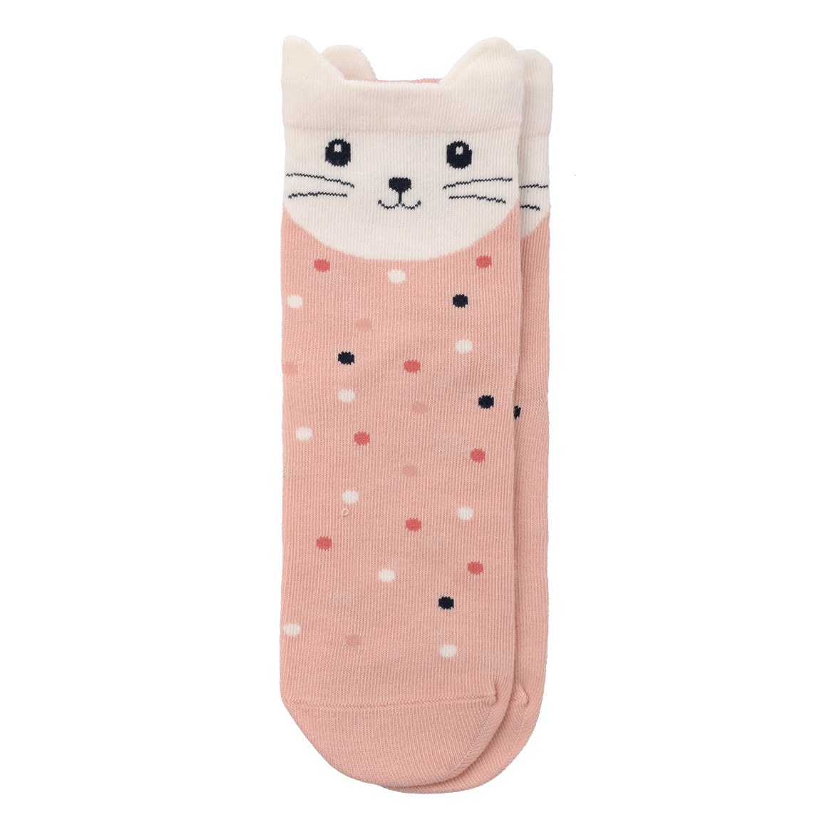 Topolino 3 Paar Mädchen Socken mit Tieren rosa / dunkelrosa / weiss