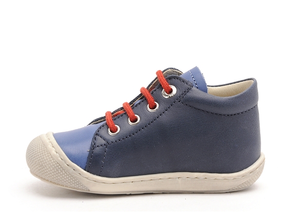 Naturino boots bottine bebe cocoon nappa  bicolor bleu
