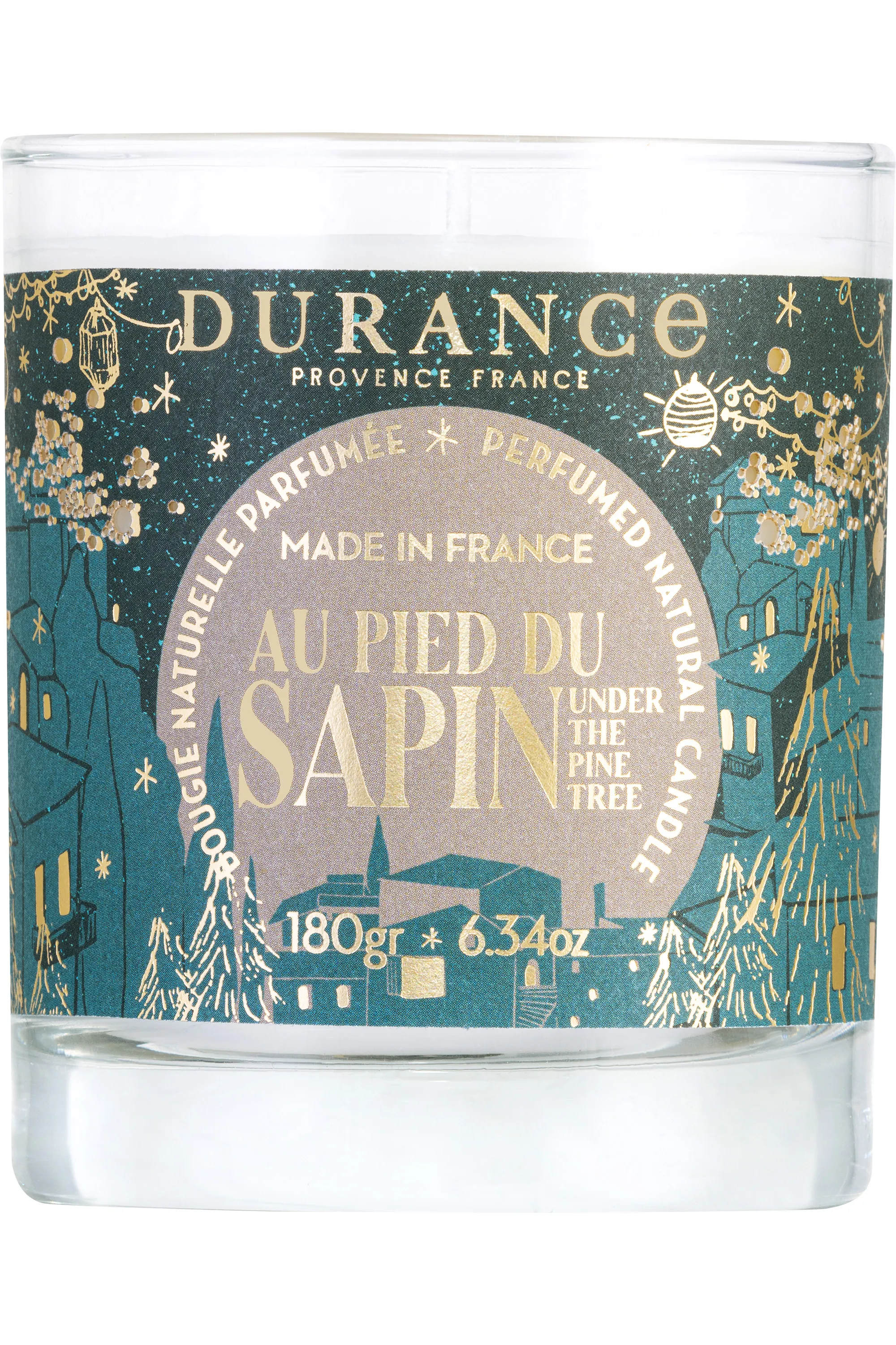 Durance Bougie naturelle parfumée Au Pied du Sapin-180 g
