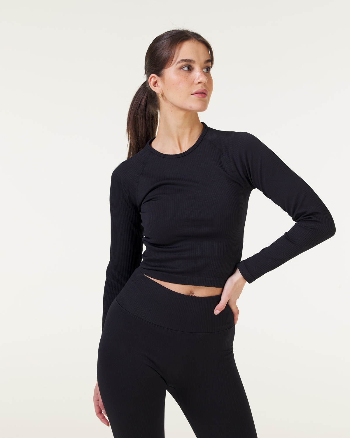 Bumpro Perfect Wide Rib Sweater Black