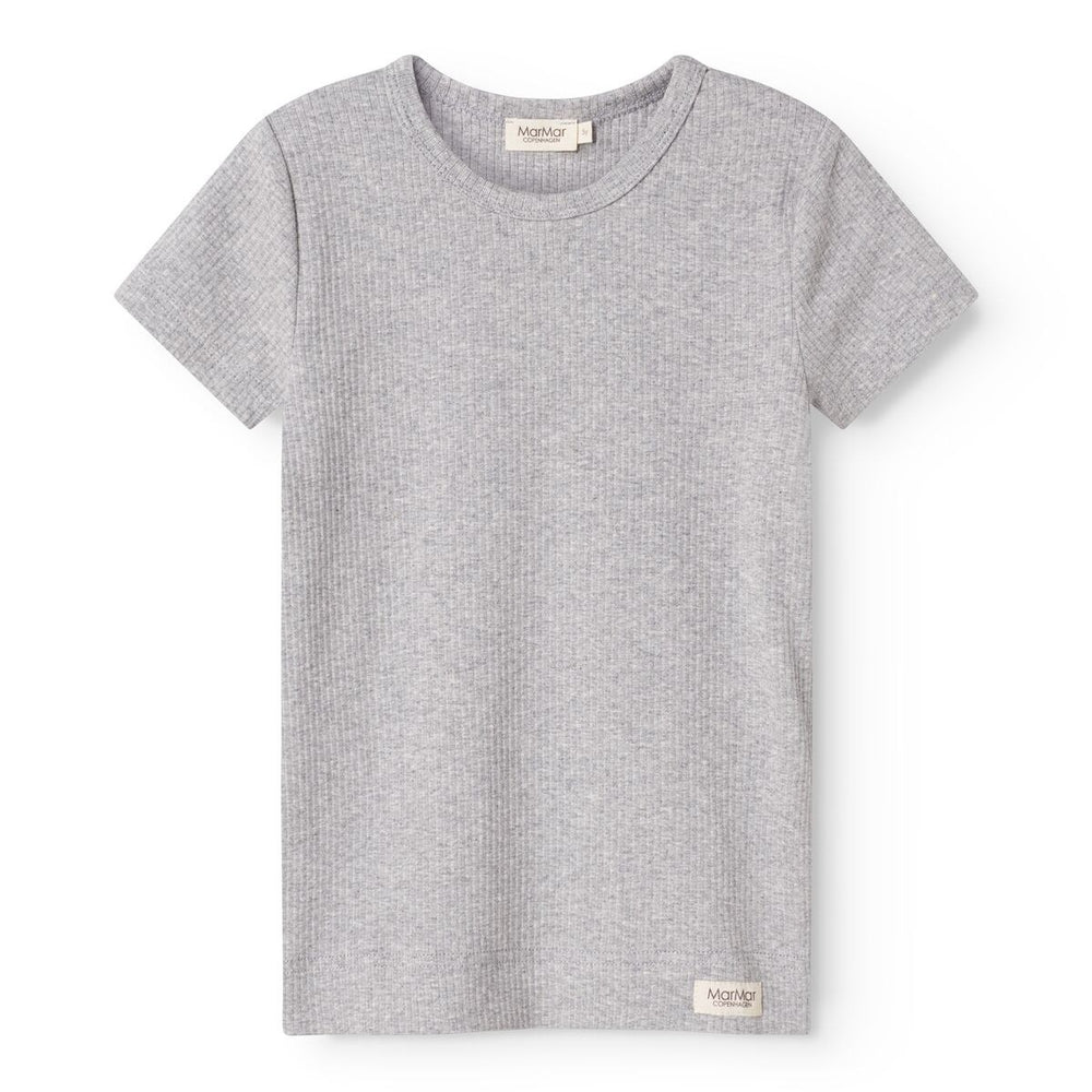 Køb MarMar Modal Melange Light Grey Melange Plain T-shirt