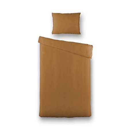 Dekbedovertrek Silk Satin - Bruin