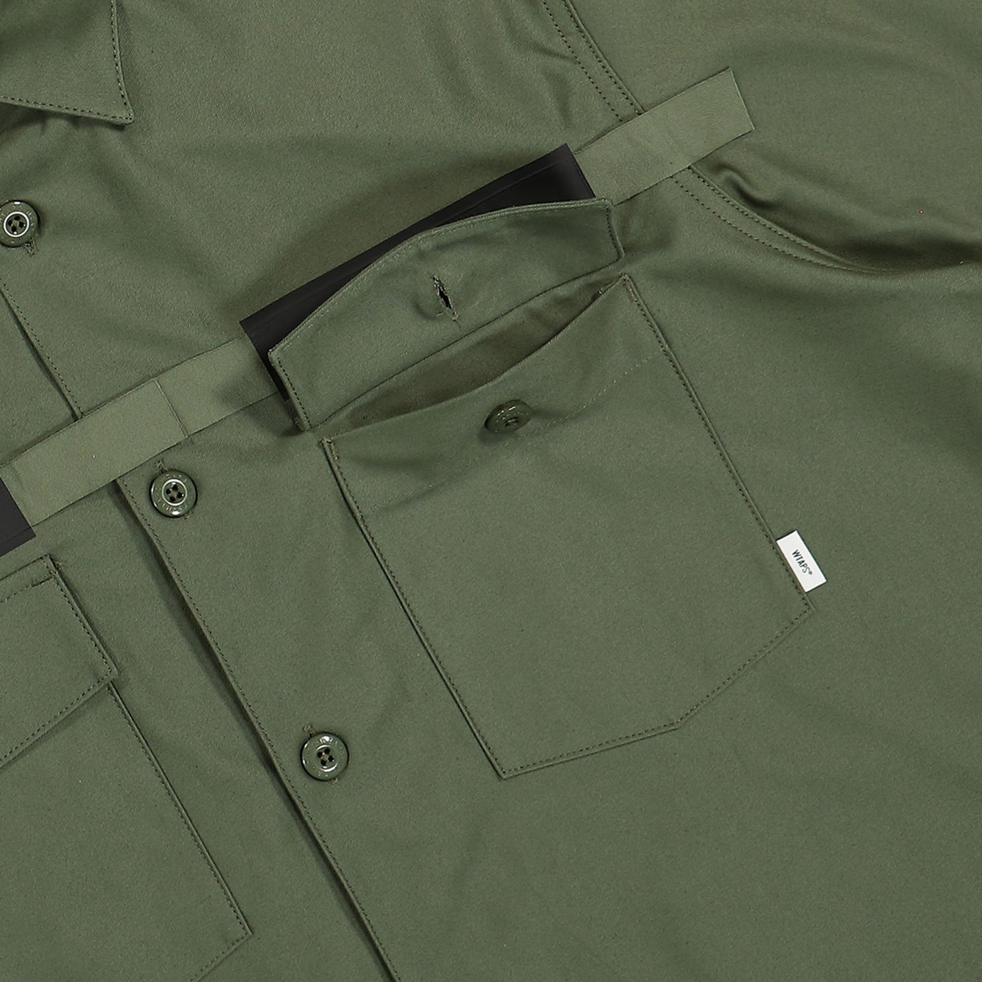 WTAPS<br>CBW 01 / LS / Cotton. Satin. Identity