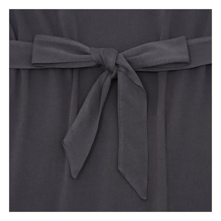 SMALLABLE BASICS Robe Débardeur à Fentes Coton Bio  | Noir