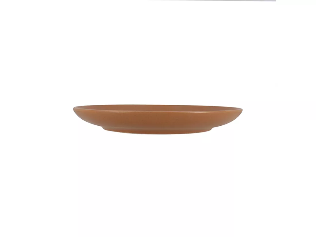 Novastyl - Lot6 Assiettes A Dessert Arita 20.5cm En Gres Marron