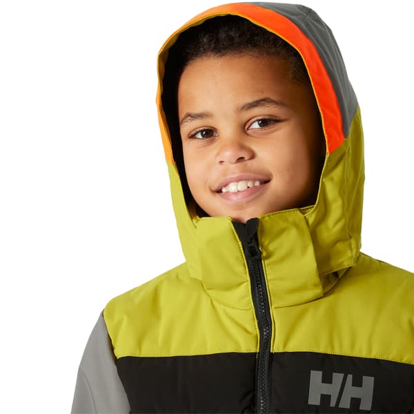 Veste de ski HELLY HANSEN JR CYCLONE JACKET CONCRETE