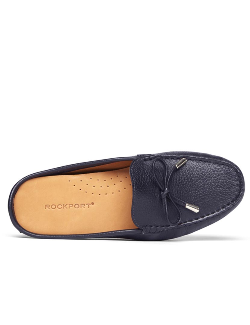 Rockport Sandi Bow Moccasins Navy Blue