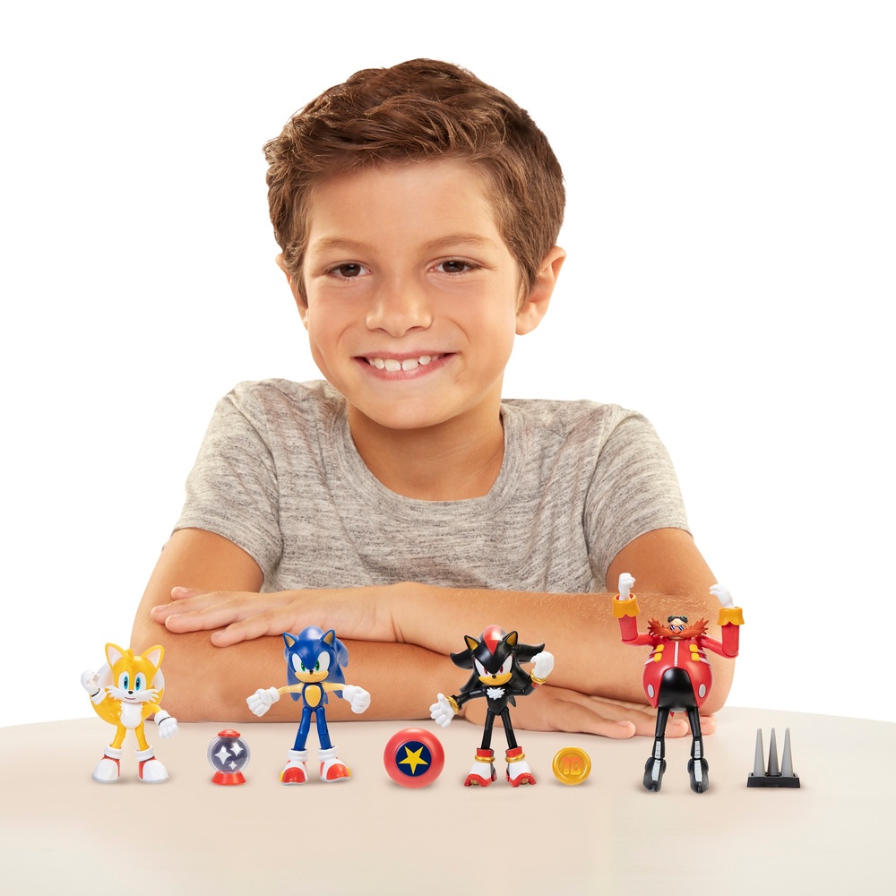 Sonic the Hedgehog 10 cm Modern Sonic mit Sternenfeder