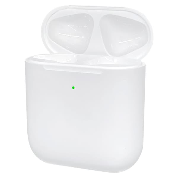 For AirPods 1/2 erstatningsladeveske Innebygd 550mAh batteri Trådløs lading