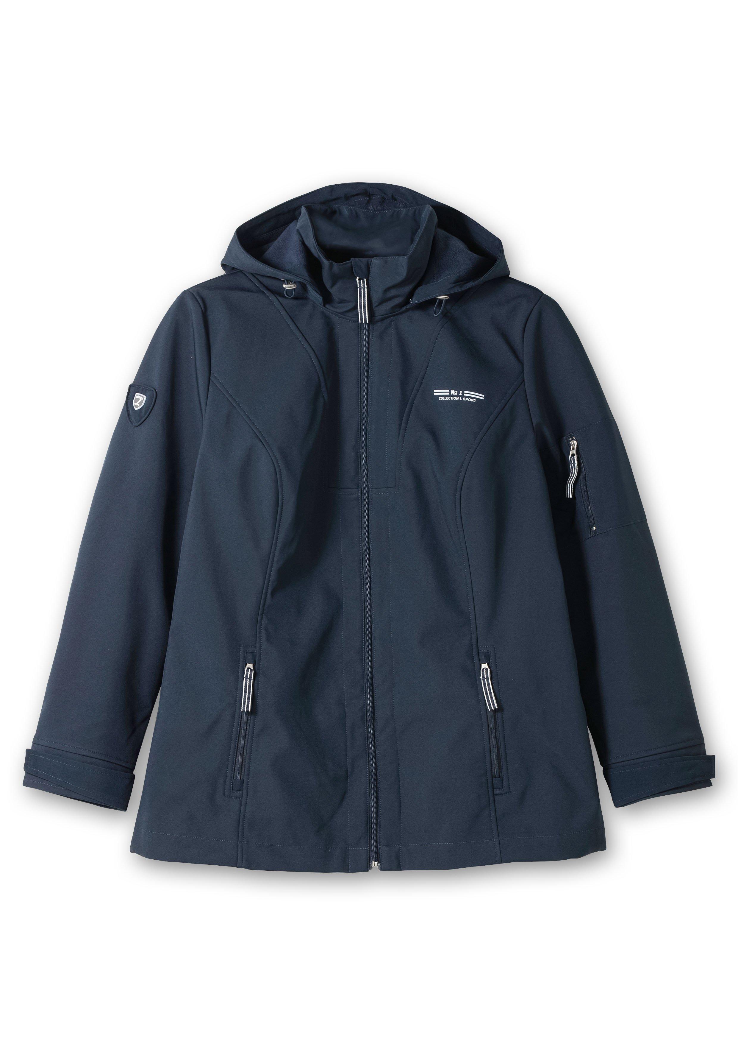 Wind- und wasserabweisende Softshelljacke