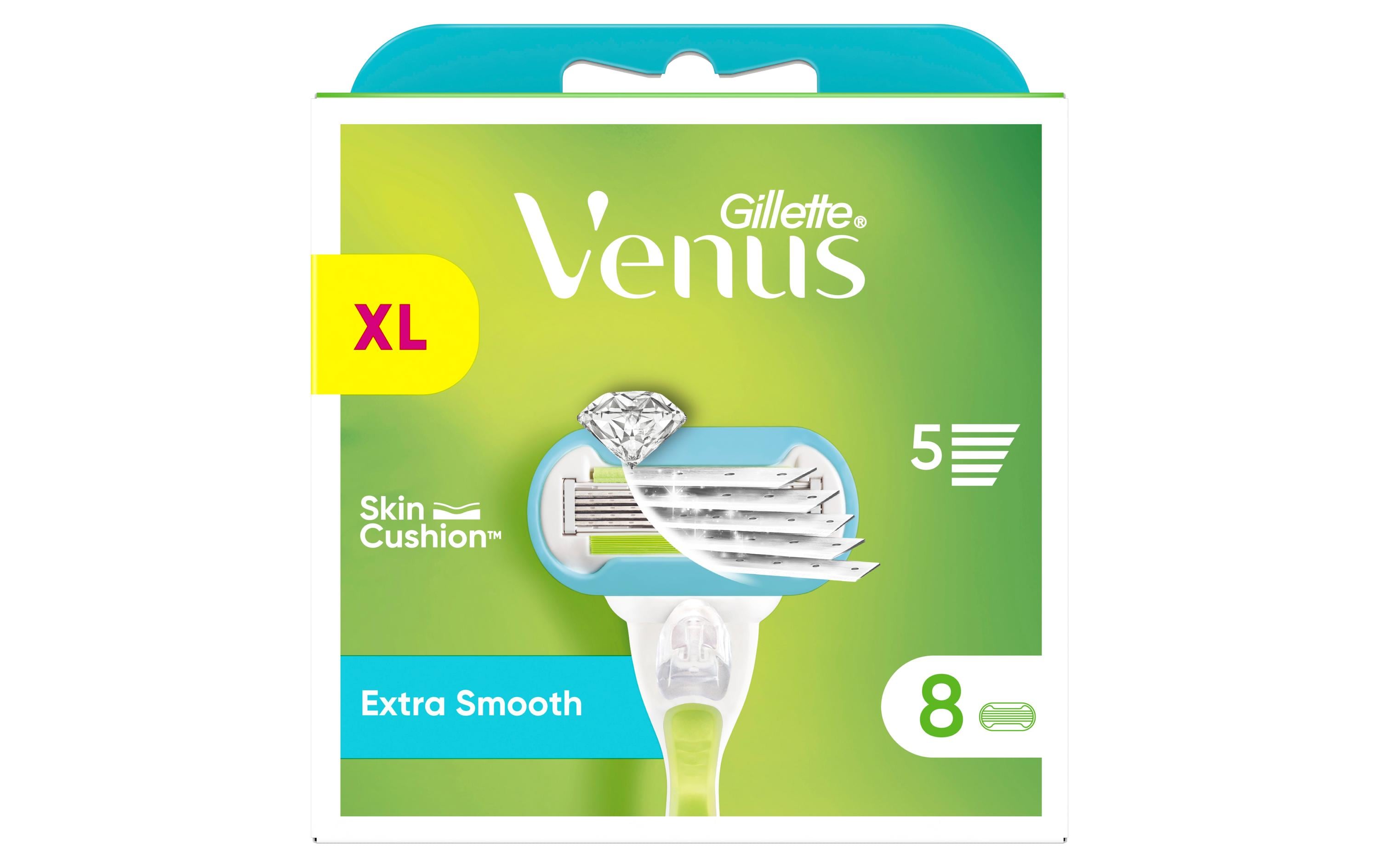 Rasierklingen Extra Smooth 8 StückErsatzklingen für Damenrasierer