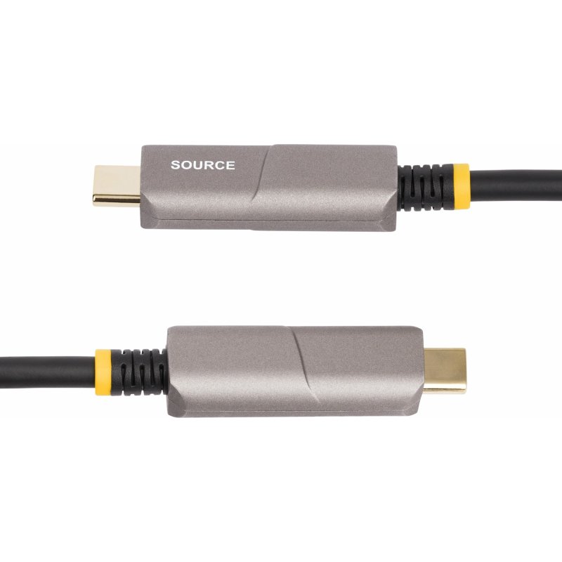 StarTech.com Câble USB-C vers HDMI 2.0 Optique Actif (AOC) de 15,2m, 4K 60Hz, Classé CL3, Câble Optique Actif, Câble Adaptateur USB Type-C vers HDMI Unidirectionnel