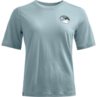 Ortovox 140 Cool Round Landscape T-Shirt Glacier Grey Damen