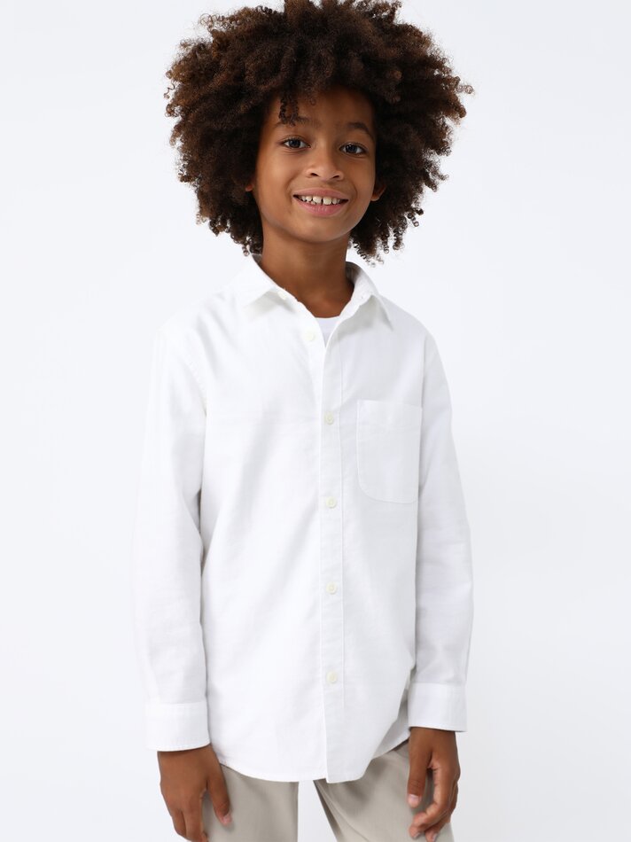 Camisa Oxford - Branca