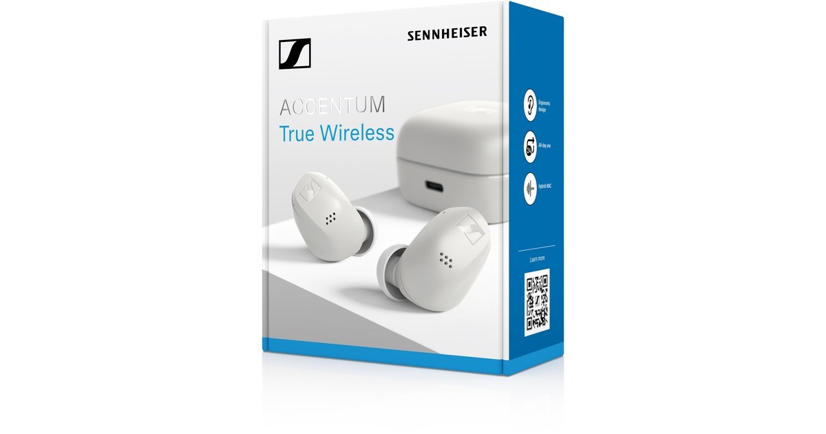 SennheiserACCENTUM True Wireless White in-ear oortjes  (Wit, Bluetooth 5.3)