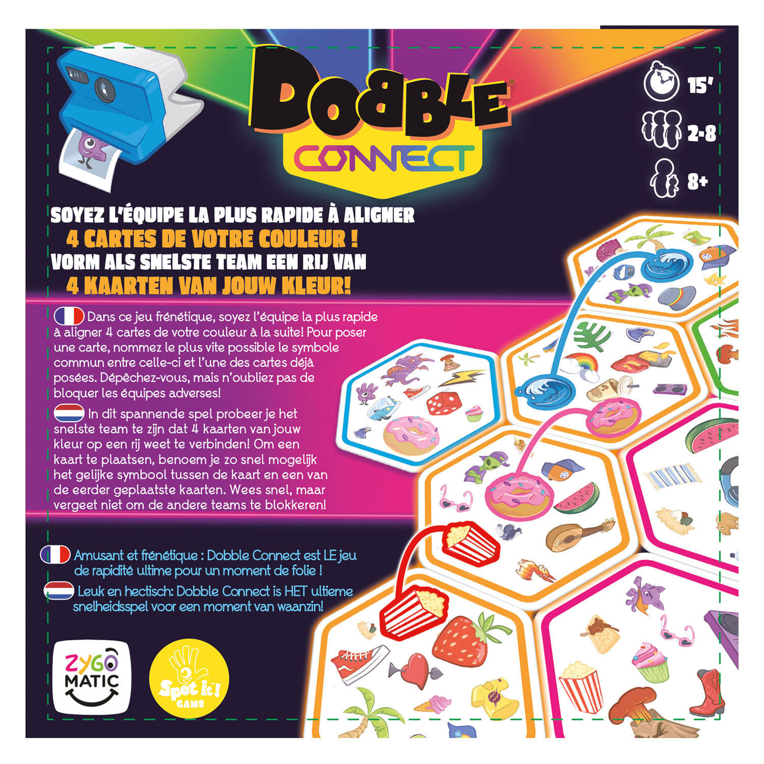 Dobble Connect Kaartspel