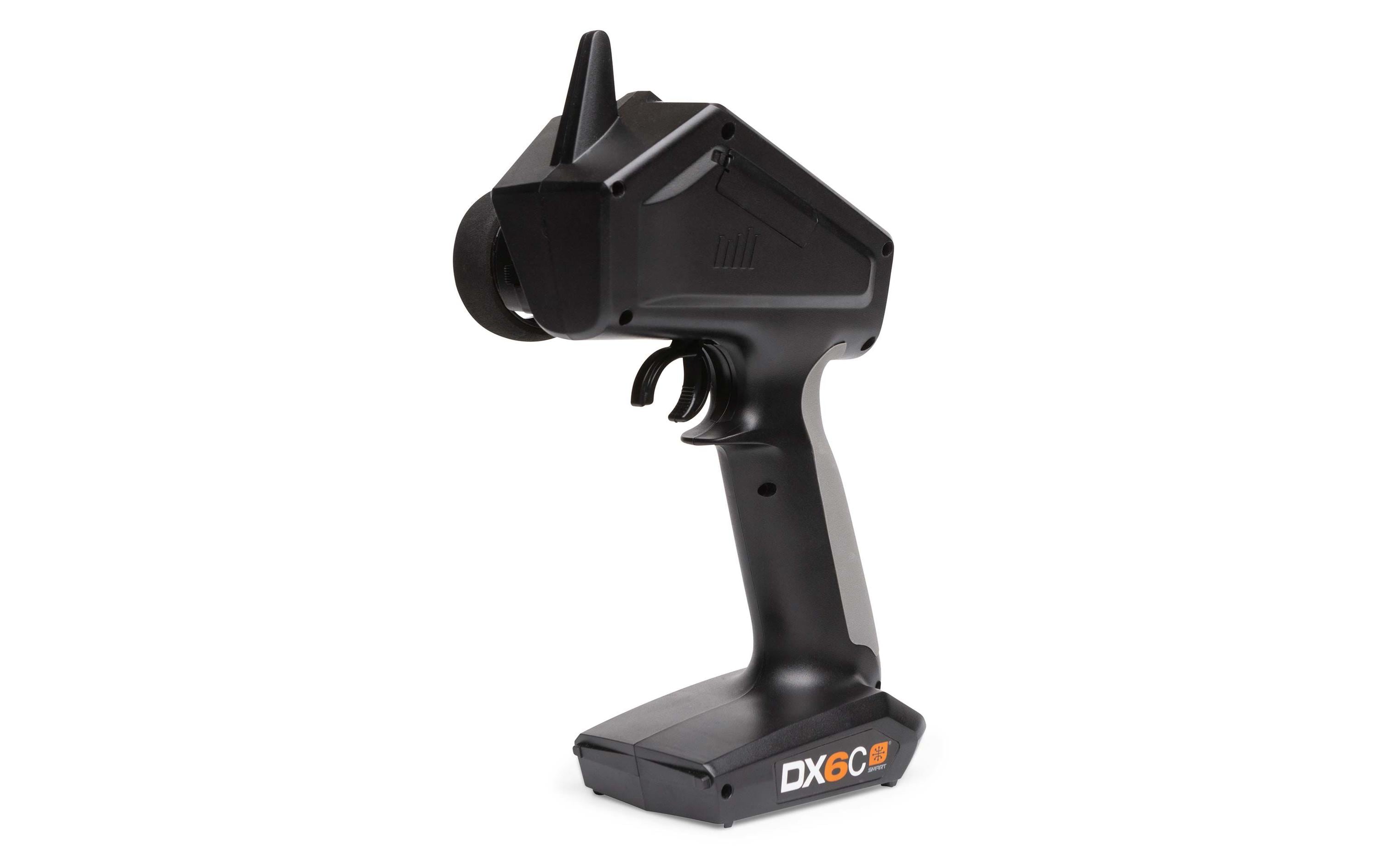 Fernsteuerung DX6C, 6-Kanal 2.4 GHz DSMR mit SR315<br>6-Kanal Pistolengriff Sender für RC-Fahrzeuge