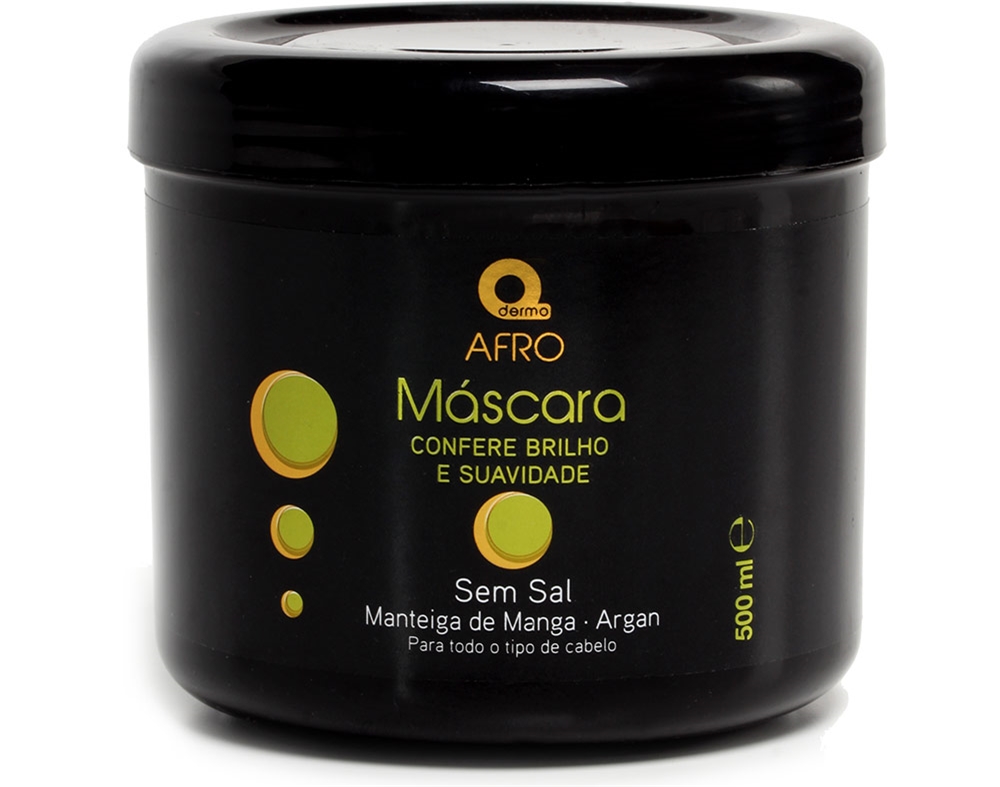 MÁSCARA DERMO AFRO SEM SAL MANTEIGA DE MANGA 500G
