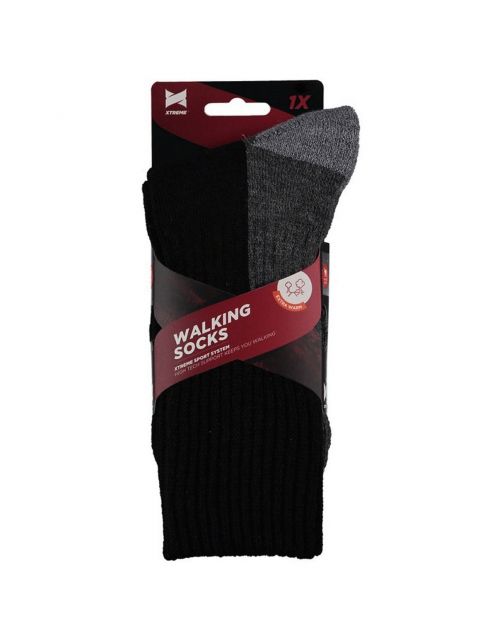 Xtreme Walking Socks Extra Warm Zwart - Sokken