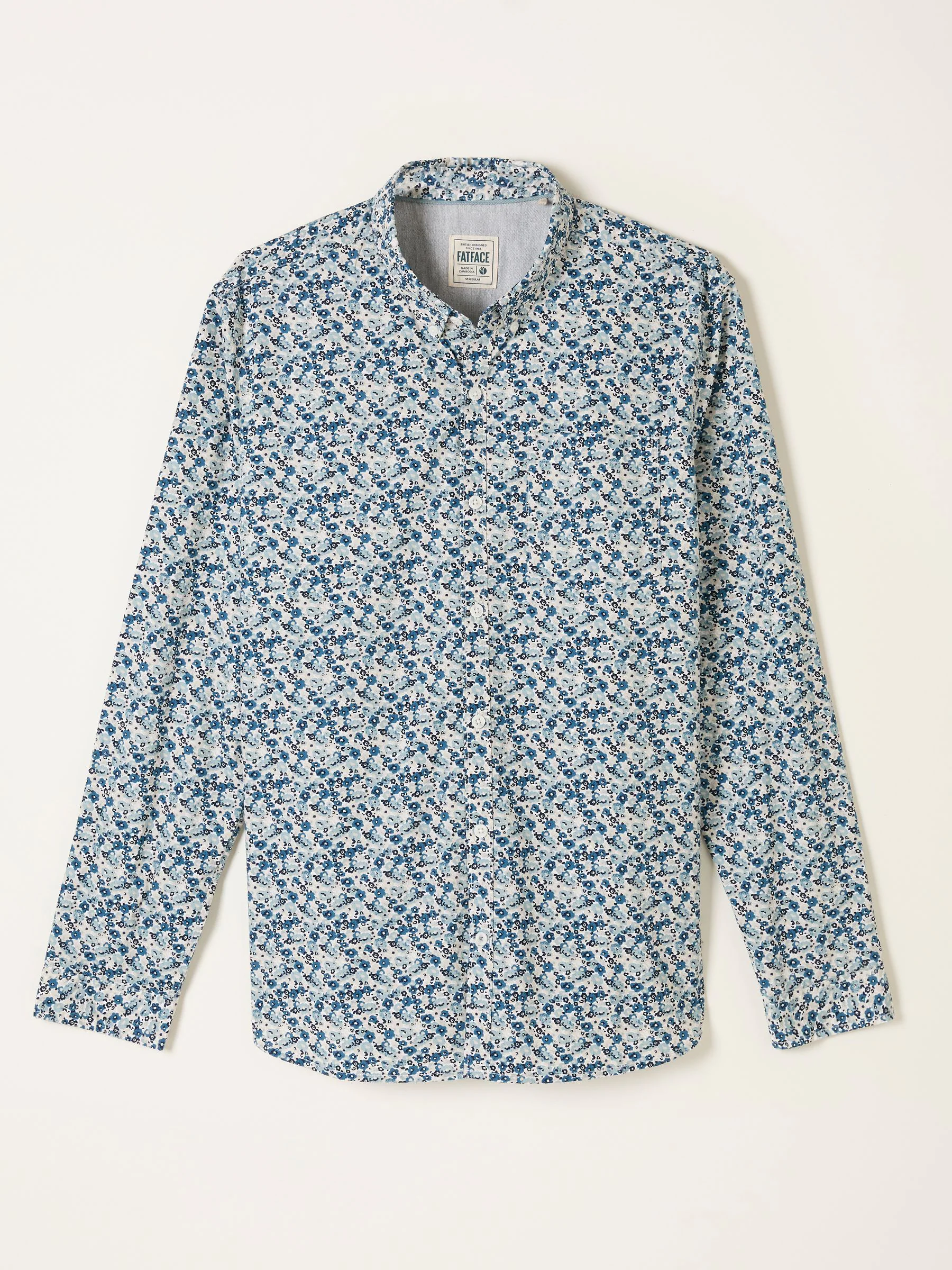 FatFace Long Sleeve Floral Shirt