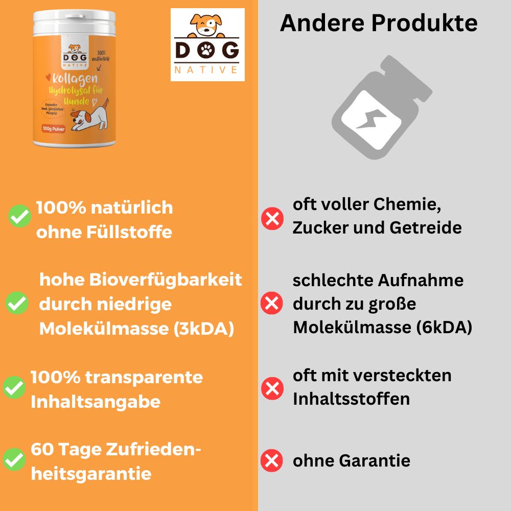 Dog-Native Kollagen-Hydrolysat für Hunde