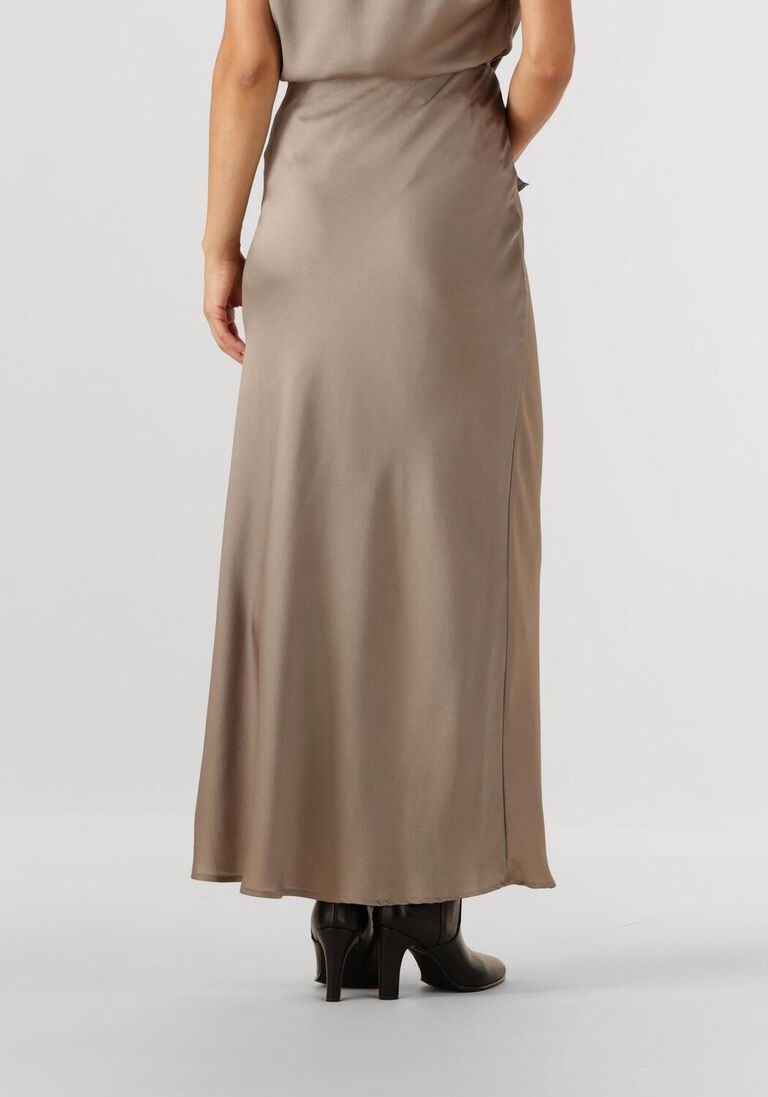 taupe bruuns bazaar maxirok bbjoanelle skirt